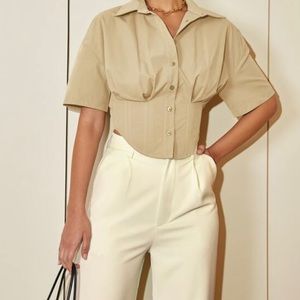 *new with tag* corset shirt